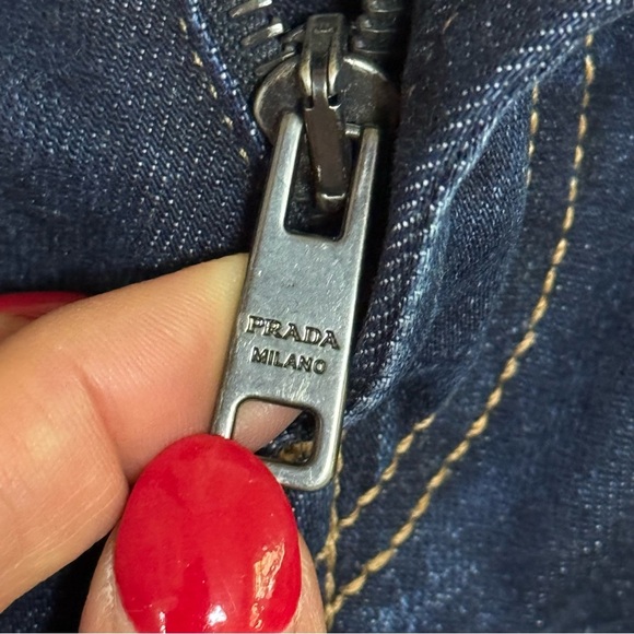 Prada Men's Dark Blue Slim Jeans - Picture 5 of 6